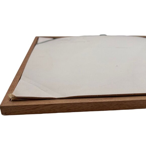 Vintage Framed Cross Stitch 1936 Packard Yellow Car 19 x 15 Artwork 1981 - Picture 6 of 7